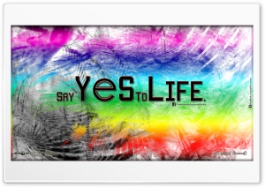 Yes to Life Ultra HD Wallpaper for 4K UHD Widescreen desktop, tablet & smartphone