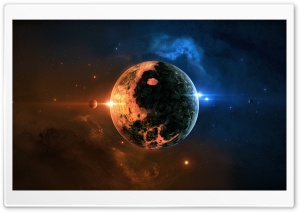 Yin Yang Planet Ultra HD Wallpaper for 4K UHD Widescreen desktop, tablet & smartphone