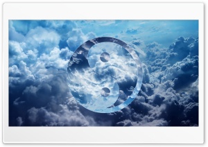 Ying Yang Clouds Ultra HD Wallpaper for 4K UHD Widescreen desktop, tablet & smartphone