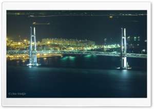 Yokohama Harbor Ultra HD Wallpaper for 4K UHD Widescreen desktop, tablet & smartphone