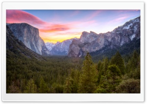 Yosemite Valley Sunrise Ultra HD Wallpaper for 4K UHD Widescreen desktop, tablet & smartphone