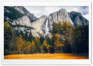 Yosemite Waterfalls Autumn Ultra HD Wallpaper for 4K UHD Widescreen desktop, tablet & smartphone