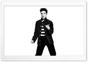 Young Elvis Presley Portrait 4K UHD Wallpaper for Widescreen and UltraWide Desktop, UltraHD TV, Smartphone, Tablet