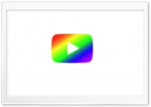 YouTube rainbow logo Ultra HD Wallpaper for 4K UHD Widescreen desktop, tablet & smartphone