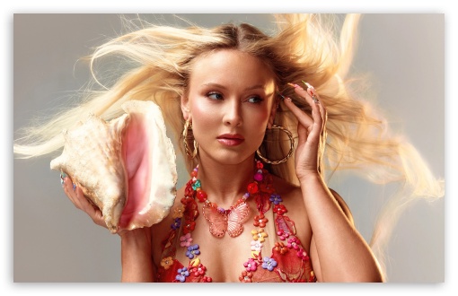 Zara Larsson Colorful Photoshoot UltraHD Wallpaper for UHD 16:9 ; HD 16:9 ; UltraWide 21:9 24:10 ; Widescreen 16:10 5:3 ; Fullscreen 4:3 5:4 3:2 ; Tablet 1:1 ;