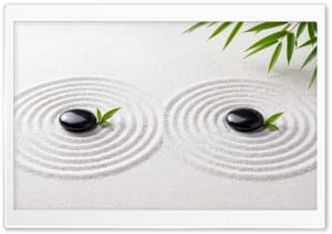 Zen Concentric Sand Circles 4K UHD Wallpaper for Widescreen and UltraWide Desktop, UltraHD TV, Smartphone, Tablet