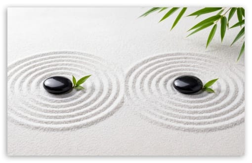 Zen Concentric Sand Circles UltraHD Wallpaper for UHD 16:9 ; HD 16:9 ; UltraWide 21:9 24:10 32:9 32:10 ; Widescreen 16:10 ; Tablet 1:1 ; Dual 16:10 16:9 ;