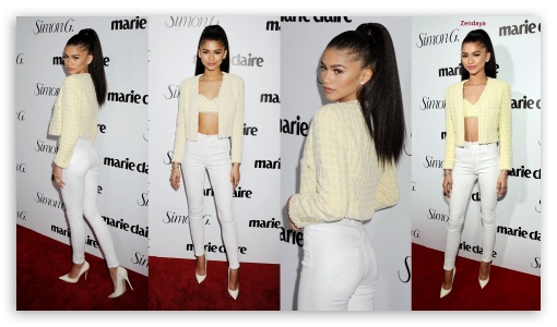Zendaya Marie Claire Fresh Faces Party In Los Angeles UltraHD Wallpaper for HD 16:9 ;
