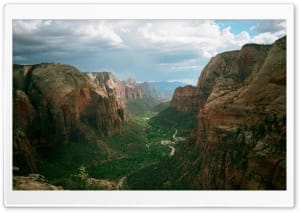 Zion National Park Canyon Valley 4K UHD Wallpaper for Widescreen and UltraWide Desktop, UltraHD TV, Smartphone, Tablet