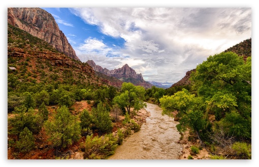 Zion National Park River Ultra HD Desktop Background Wallpaper for 4K ...