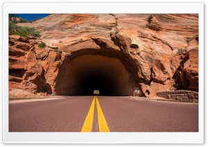 Zion Tunnel 4K UHD Wallpaper for Widescreen and UltraWide Desktop, UltraHD TV, Smartphone, Tablet