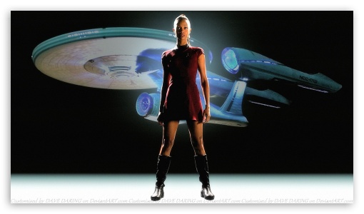 Zoe Saldana Nyota Uhura Secundus UltraHD Wallpaper for HD 16:9 ;