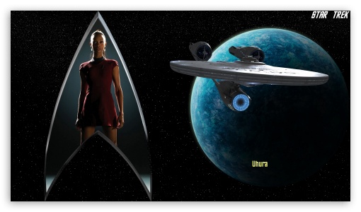 Zoe Saldana Star Trek Uhura UltraHD Wallpaper for HD 16:9 ;