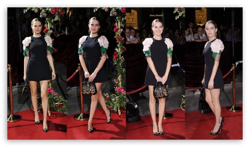 Zoey Deutch At Dolce Gabbana Boutique Opening Event During Milan Fashion Week UltraHD Wallpaper for HD 16:9 ;