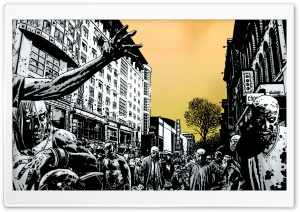 Zombie City Ultra HD Wallpaper for 4K UHD Widescreen desktop, tablet & smartphone