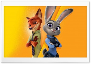 Zootopia 2 Nick Wilde and Judy Hopps 4K UHD Wallpaper for Widescreen and UltraWide Desktop, UltraHD TV, Smartphone, Tablet