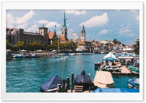 Zurich, Switzerland Ultra HD Wallpaper for 4K UHD Widescreen desktop, tablet & smartphone